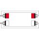 Kabel Procab RCA (Cinch) x2 - RCA (Cinch) x2 1.5m czarny (CLA850/1.5) 8500914 5414795030190