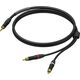 Kabel Procab Jack 3.5mm - RCA (Cinch) x2 1.5m czarny (PRA711/1.5) 8500958 5414795042919
