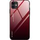 Hurtel Gradient Glass etui pokrowiec nakładka ze szkła hartowanego iPhone 12 mini czarno-czerwony 8588896 9111201911239