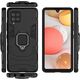 Hurtel Ring Armor pancerne hybrydowe etui pokrowiec + magnetyczny uchwyt Samsung Galaxy A42 5G czarny 8588901 9111201915473