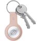 Crong Crong Silicone Case with Key Ring Brelok do Apple AirTag (piaskowy róż) 8603906 5907731987936