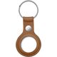 Crong Crong Leather Case with Key Ring Skórzany brelok do Apple AirTag (brązowy) 8603908 5907731987950