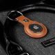 Crong Crong Leather Case with Key Ring Skórzany brelok do Apple AirTag (brązowy) 8603908 5907731987950