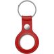 Crong Crong Leather Case with Key Ring Skórzany brelok do Apple AirTag (czerwony) 8603910 5907731987974