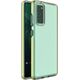 Hurtel Spring Case pokrowiec żelowe etui z kolorową ramką do Samsung Galaxy A72 4G żółty 8616290 9111201930209