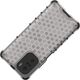 Hurtel Honeycomb etui pancerny pokrowiec z żelową ramką Xiaomi Redmi K40 Pro+ / K40 Pro / K40 / Poco F3 czarny 8616360 9111201932098