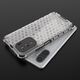 Hurtel Honeycomb etui pancerny pokrowiec z żelową ramką Xiaomi Redmi K40 Pro+ / K40 Pro / K40 / Poco F3 czarny 8616360 9111201932098