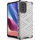 Hurtel Honeycomb etui pancerny pokrowiec z żelową ramką Xiaomi Redmi K40 Pro+ / K40 Pro / K40 / Poco F3 czerwony 8616363 9111201932128