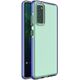 Hurtel Spring Case pokrowiec żelowe etui z kolorową ramką do Samsung Galaxy A72 4G ciemnoniebieski 8616448 9111201934023
