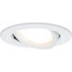 Lampa sufitowa Paulmann Oprawa wbudowana Nova Coin ruchoma LED 1x6,5W 2700K 230V Biały Mat/Aluminium 8680637 4000870934487