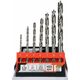 Wiertło Yato YATO ZESTAW WIERTEŁ SPIRALNYCH DO DREWNA 3-10mm HEX YT-33873 8686260 5906083064784