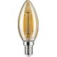 Paulmann Źródło LED Świeca 4,7W 230V 430lm E14 2500K Złoty 8686832 4000870287057
