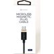 Kabel USB Platinet USB-A - microUSB 1 m Czarny (PUCMPM1) 8734445 5907595439589