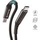 Kabel USB Crong USB-C - USB-C 1.5 m Czarny (CRG-AL15USCC-BLK) 8764316 5907731987431