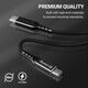 Kabel USB Crong USB-C - USB-C 1.5 m Czarny (CRG-AL15USCC-BLK) 8764316 5907731987431