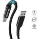 Kabel USB Crong USB-A - USB-C 1.5 m Czarny (CRG-AL15USAC-BLK) 8764317 5907731987448