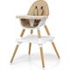 Milly Mally Krzesełko do karmienia 2w1 Malmo Beige 8779131 5901761127430