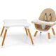 Milly Mally Krzesełko do karmienia 2w1 Malmo Beige 8779131 5901761127430