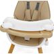 Milly Mally Krzesełko do karmienia 2w1 Malmo Beige 8779131 5901761127430