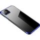 Hurtel Clear Color case żelowy pokrowiec etui z metaliczną ramką Samsung Galaxy S21+ 5G (S21 Plus 5G) niebieski 8950403 9111201938663