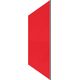 Nobo Tablica filcowa NOBO, 189x107cm, panoramiczna 85", czerwona 9019890 5028252522984