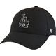 47 Brand 47 Brand MLB Los Angeles Dodgers Cap B-MVPSP12WBP-BKD Czarne One size 9355035 193234781194