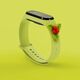 Hurtel Strap Xmas opaska do Xiaomi Mi Band 4 / Mi Band 3 świąteczny silikonowy pasek bransoletka zielony (jemioła) 9386814 9145576220740