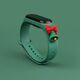 Hurtel Strap Xmas opaska do Xiaomi Mi Band 4 / Mi Band 3 świąteczny silikonowy pasek bransoletka ciemnozielony (dzwonek) 9386820 9145576220801