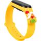 Hurtel Strap Xmas opaska do Xiaomi Mi Band 6 / Mi Band 5 świąteczny silikonowy pasek bransoletka żółty (domek) 9386846 9145576221068