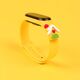 Hurtel Strap Xmas opaska do Xiaomi Mi Band 6 / Mi Band 5 świąteczny silikonowy pasek bransoletka żółty (domek) 9386846 9145576221068