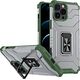 Hurtel Crystal Ring Case pancerne hybrydowe etui pokrowiec + magnetyczny uchwyt iPhone 13 Pro zielony 9405223 9145576220672