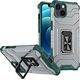 Hurtel Crystal Ring Case pancerne hybrydowe etui pokrowiec + magnetyczny uchwyt iPhone 13 zielony 9405231 9145576220634