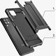 Hurtel Hybrid Armor pancerne hybrydowe etui pokrowiec Samsung Galaxy A22 4G srebrny 9405240 9111201944626
