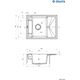 Zlewozmywak Deante MAGNETIC - granitowy magnetyczny 1-komorowy z ociekaczem Biały (ZRM A11A) 9458817 5907650874881