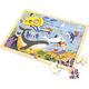 Viga Viga 44583 Puzzle na podkłądce 48 elementów - poznajemy morze i jego mieszkańców 9500808 6971608445835
