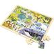 Viga Viga 44587 Puzzle na podkładce 48 elementów - poznajemy zoo 9500812 6971608445873
