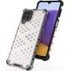 Hurtel Honeycomb etui pancerny pokrowiec z żelową ramką Samsung Galaxy A22 4G czerwony 9511360 9145576213513
