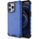 Hurtel Honeycomb etui pancerny pokrowiec z żelową ramką iPhone 13 Pro niebieski 9511375 9145576213292