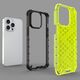 Hurtel Honeycomb etui pancerny pokrowiec z żelową ramką iPhone 13 Pro czerwony 9511377 9145576213315