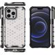 Hurtel Honeycomb etui pancerny pokrowiec z żelową ramką iPhone 13 Pro przezroczysty 9511378 9145576213322