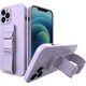 Hurtel Rope case żelowe etui ze smyczą łańcuszkiem torebka smycz iPhone 13 Pro fioletowy 9511503 9145576218242