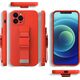 Hurtel Rope case żelowe etui ze smyczą łańcuszkiem torebka smycz iPhone 13 Pro Max czarny 9511504 9145576218259