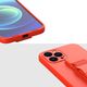 Hurtel Rope case żelowe etui ze smyczą łańcuszkiem torebka smycz Xiaomi Redmi Note 10 / Redmi Note 10S różowy 9511614 9145576219355