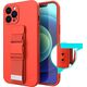Hurtel Rope case żelowe etui ze smyczą łańcuszkiem torebka smycz Xiaomi Redmi Note 10 / Redmi Note 10S różowy 9511614 9145576219355