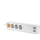 Platinet PLATINET SMART POWER STRIP 1,8M GERMAN TYPE 16A 4xUSB-A/5A TUYA APP [45507] 9517080 5907595455077