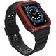 Hurtel Protect Strap Band opaska z etui do Watch 7 / 6 / 5 / 4 / 3 / 2 / SE (45 / 44 / 42mm) obudowa pancerny pokrowiec na zegarek czarny 9537658 5907769311864