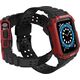 Hurtel Protect Strap Band opaska z etui do Watch 7 / 6 / 5 / 4 / 3 / 2 / SE (45 / 44 / 42mm) obudowa pancerny pokrowiec na zegarek czarny 9537658 5907769311864