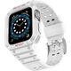 Hurtel Protect Strap Band opaska z etui do Watch 7 / 6 / 5 / 4 / 3 / 2 / SE (45 / 44 / 42mm) obudowa pancerny pokrowiec na zegarek biały 9537664 5907769311819