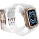 Hurtel Protect Strap Band opaska z etui do Watch 7 / 6 / 5 / 4 / 3 / 2 / SE (45 / 44 / 42mm) obudowa pancerny pokrowiec na zegarek różowy 9537665 9145576231722