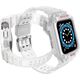 Hurtel Protect Strap Band opaska z etui do Watch 7 / 6 / 5 / 4 / 3 / 2 / SE (45 / 44 / 42mm) obudowa pancerny pokrowiec na zegarek biały 9537667 9145576231746